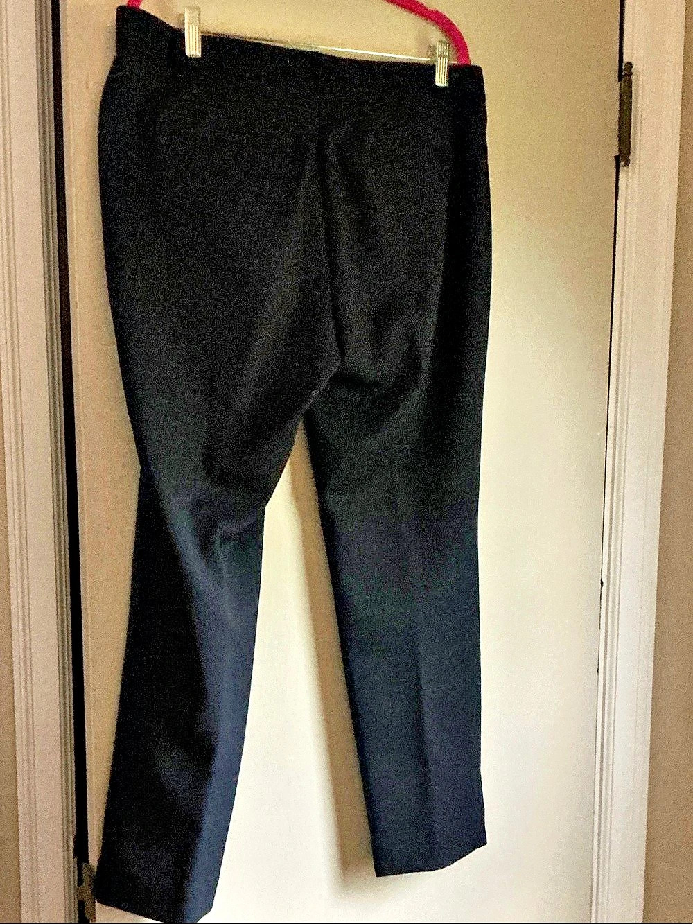 Banana Republic Sloan Fit Pants Black Trousers Size 12 - Picture 2 of 4